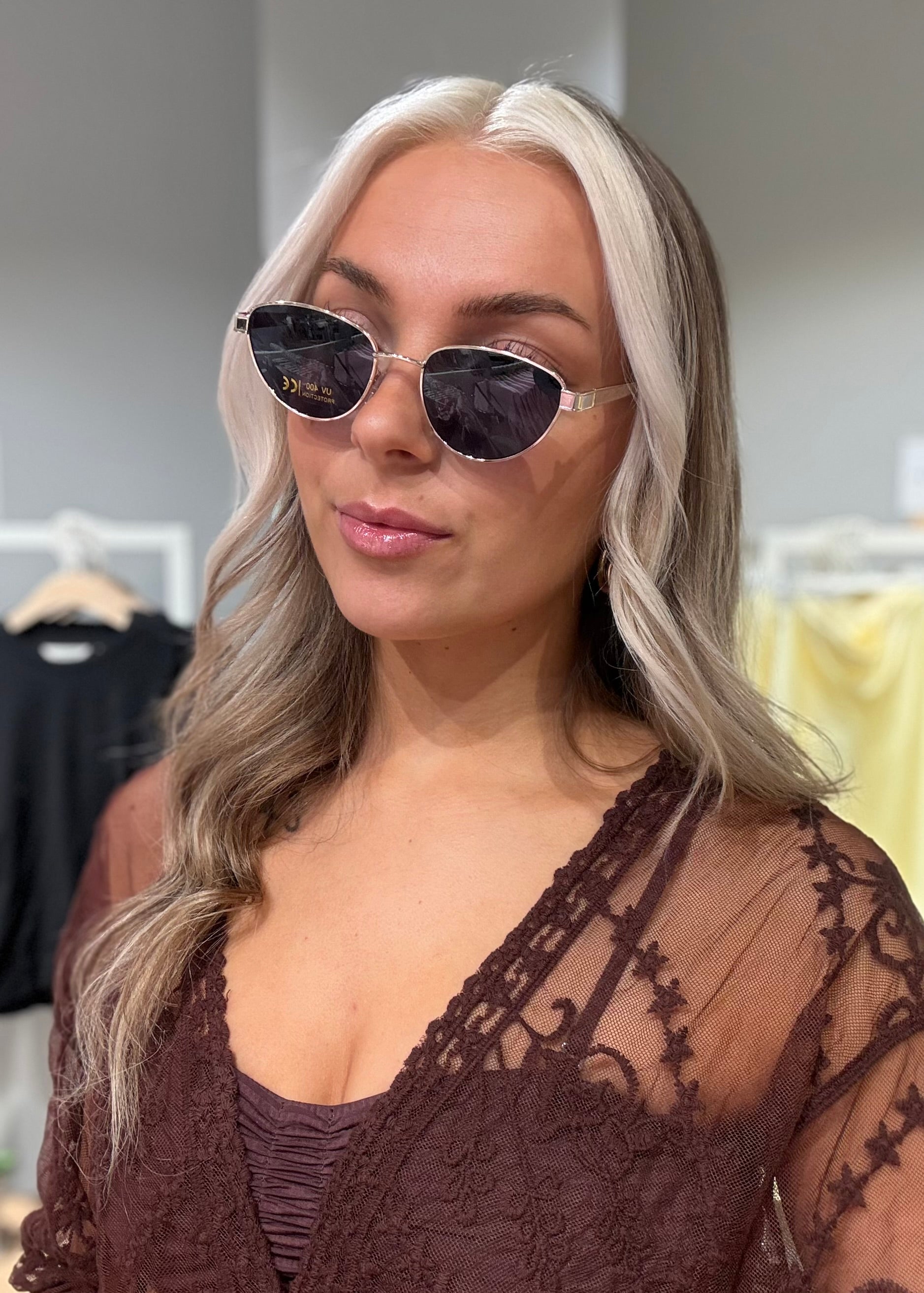 PCKATE Sunglasses - Gold Colour